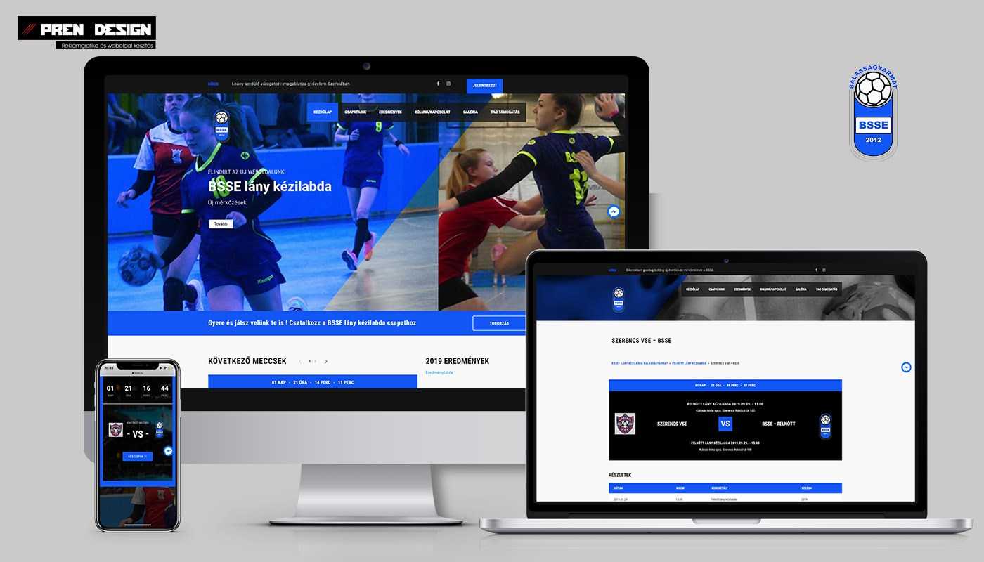 Sportegyesület weboldal készítés - Pályázat weboldal korszerűsítésre